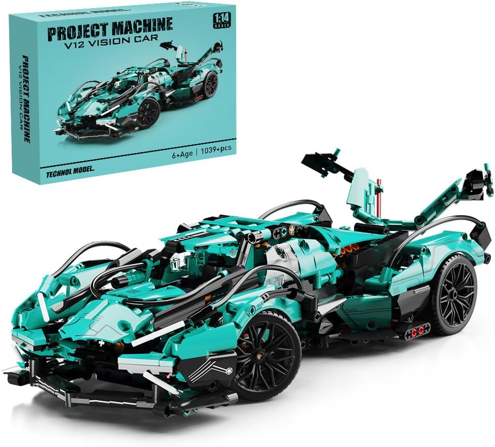Mesiondy 1:14 MOC Sports Car Building Blocks for All Ages