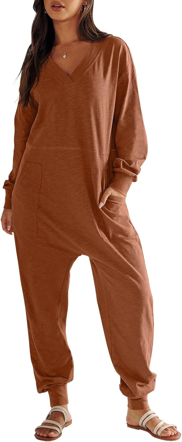 Stylish Long Sleeve Casual Jumpsuit for Women by ANRABESS