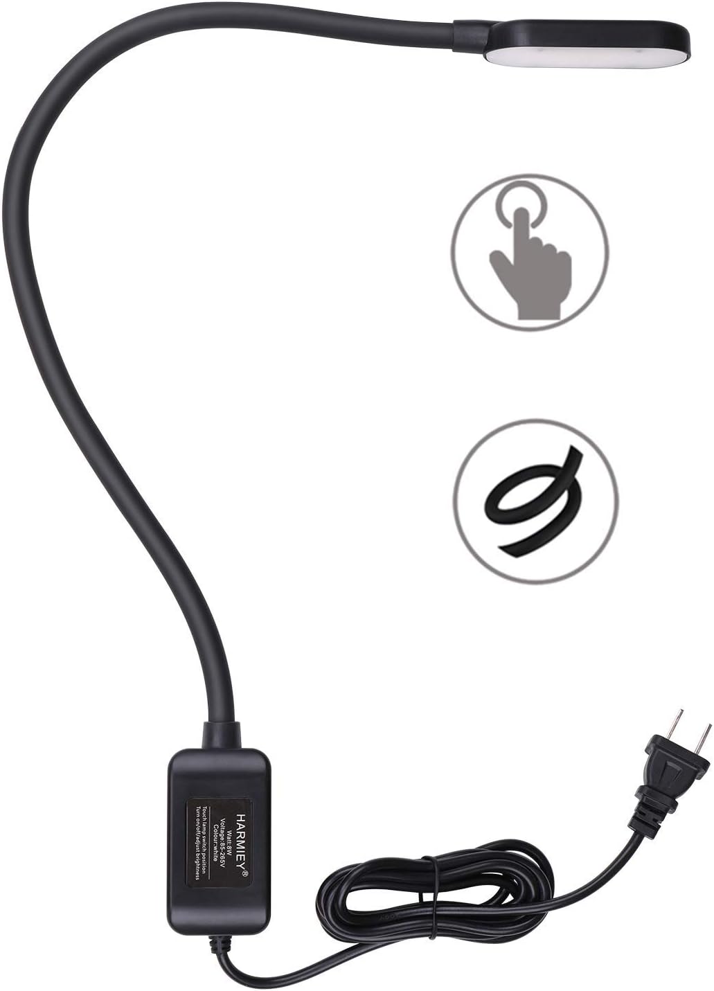 30 LED Sewing Machine Light: Touch Control & Flexible Gooseneck for Ultimate Precision!