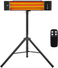 1500W Outdoor Electric Heater with Remote & Timer - Fast Infrared Heat
