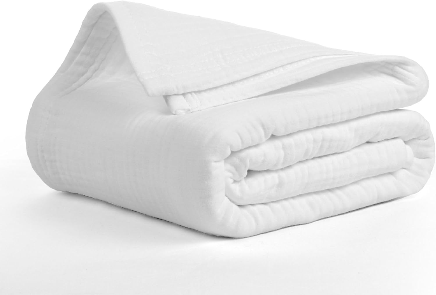 100% Cotton Muslin Blanket for All Seasons - Cozy & Stylish