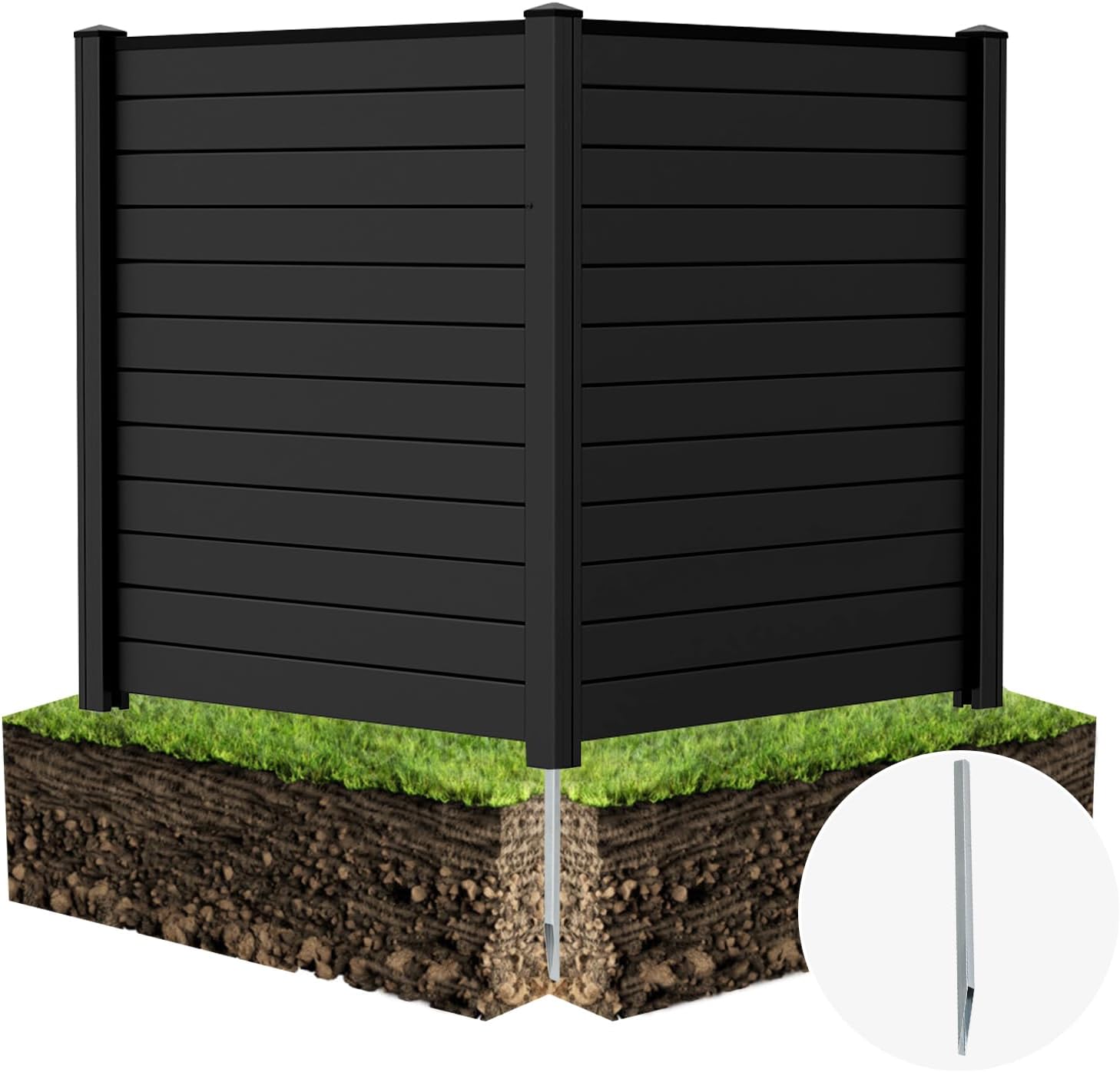 Happygrill Outdoor Privacy Fence Screen for Stylish Space