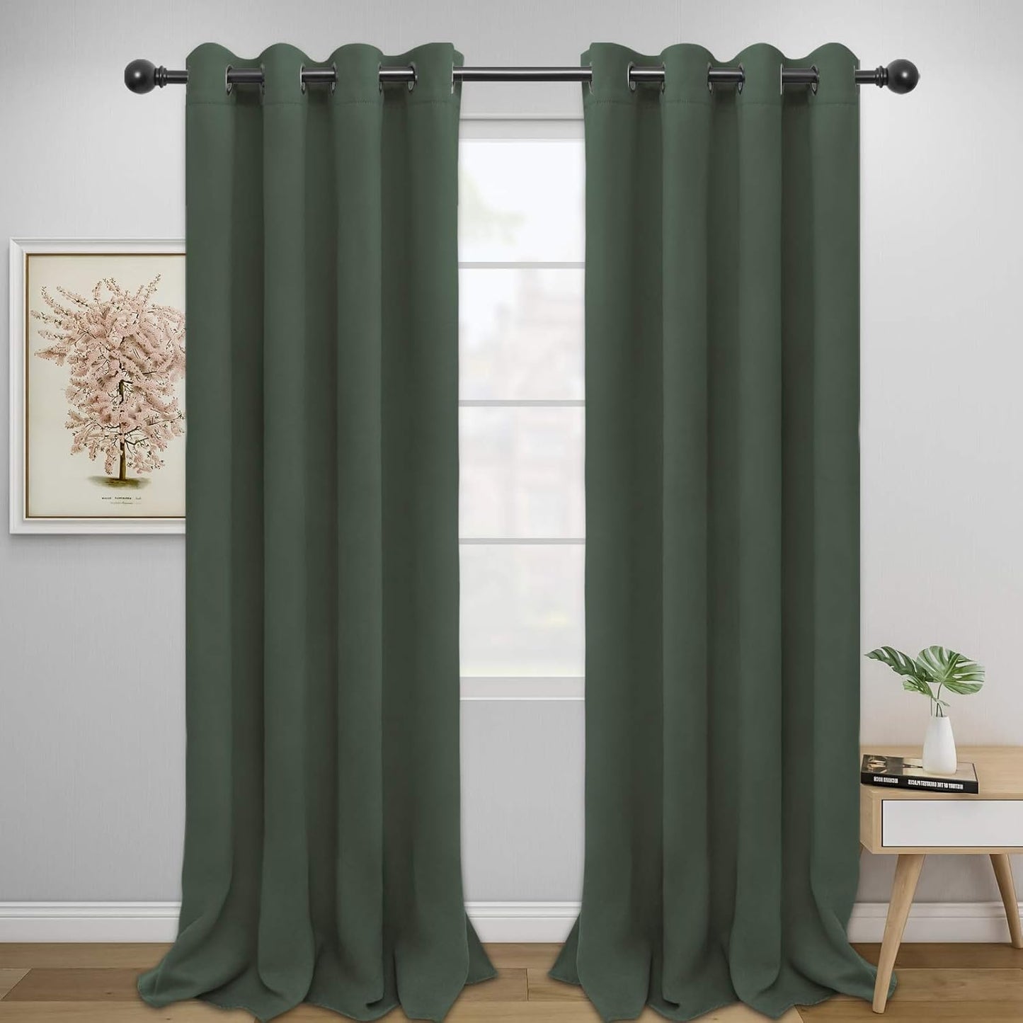 Easy-Going Blackout Curtains for Bedroom and Living Room Use