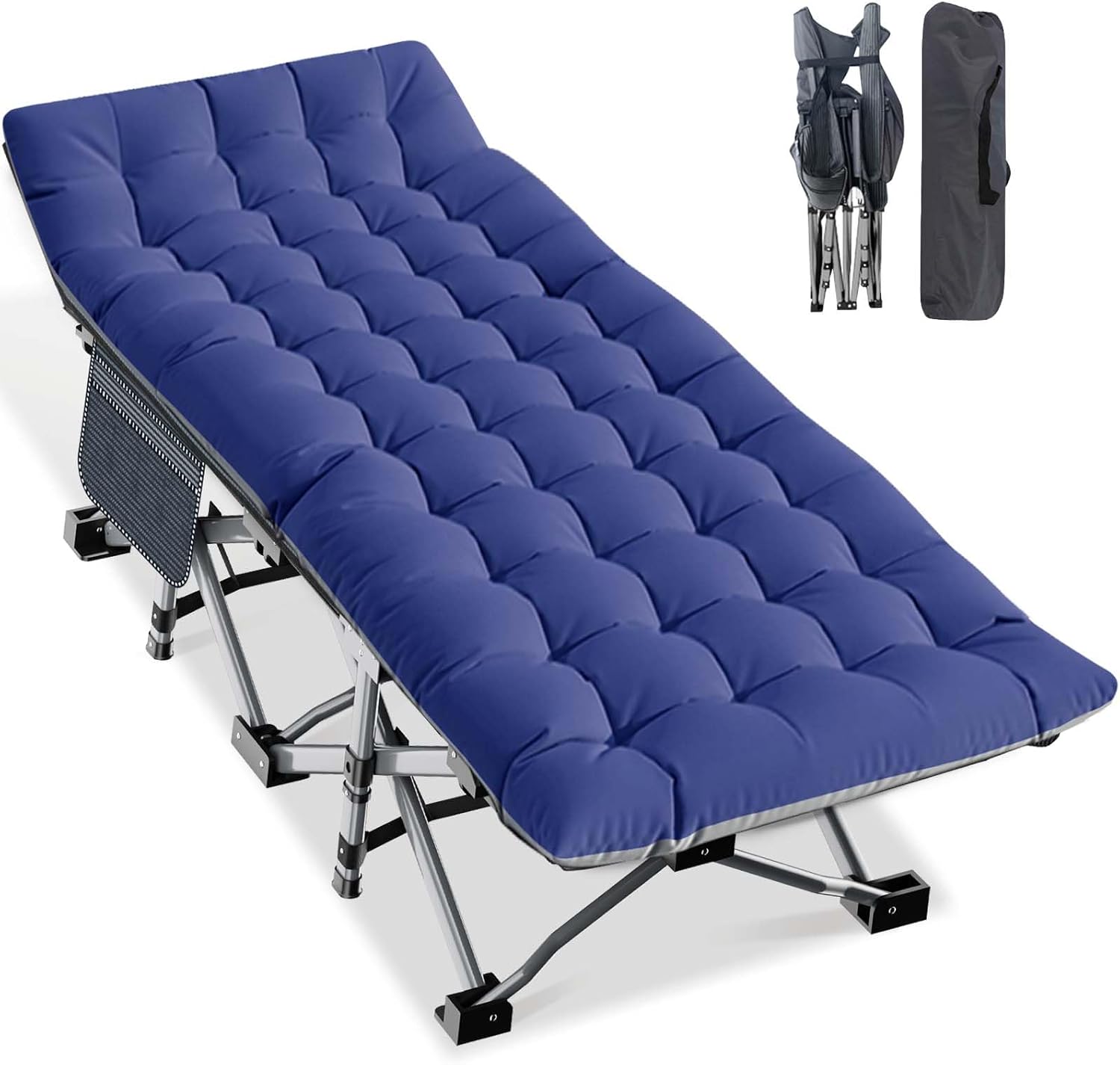 Folding Camping Cot for Heavy Duty Comfort and Portability