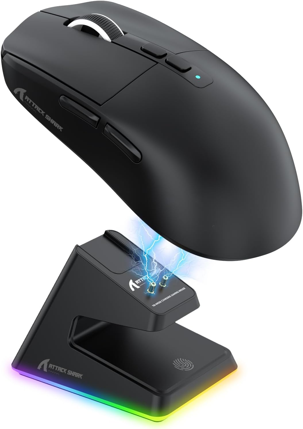 ATTACK SHARK X6 Ultralight Wireless Gaming Mouse with RGB Base