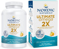Ultimate Omega 2X Lemon 180 Soft Gels - High-Potency Omega-3