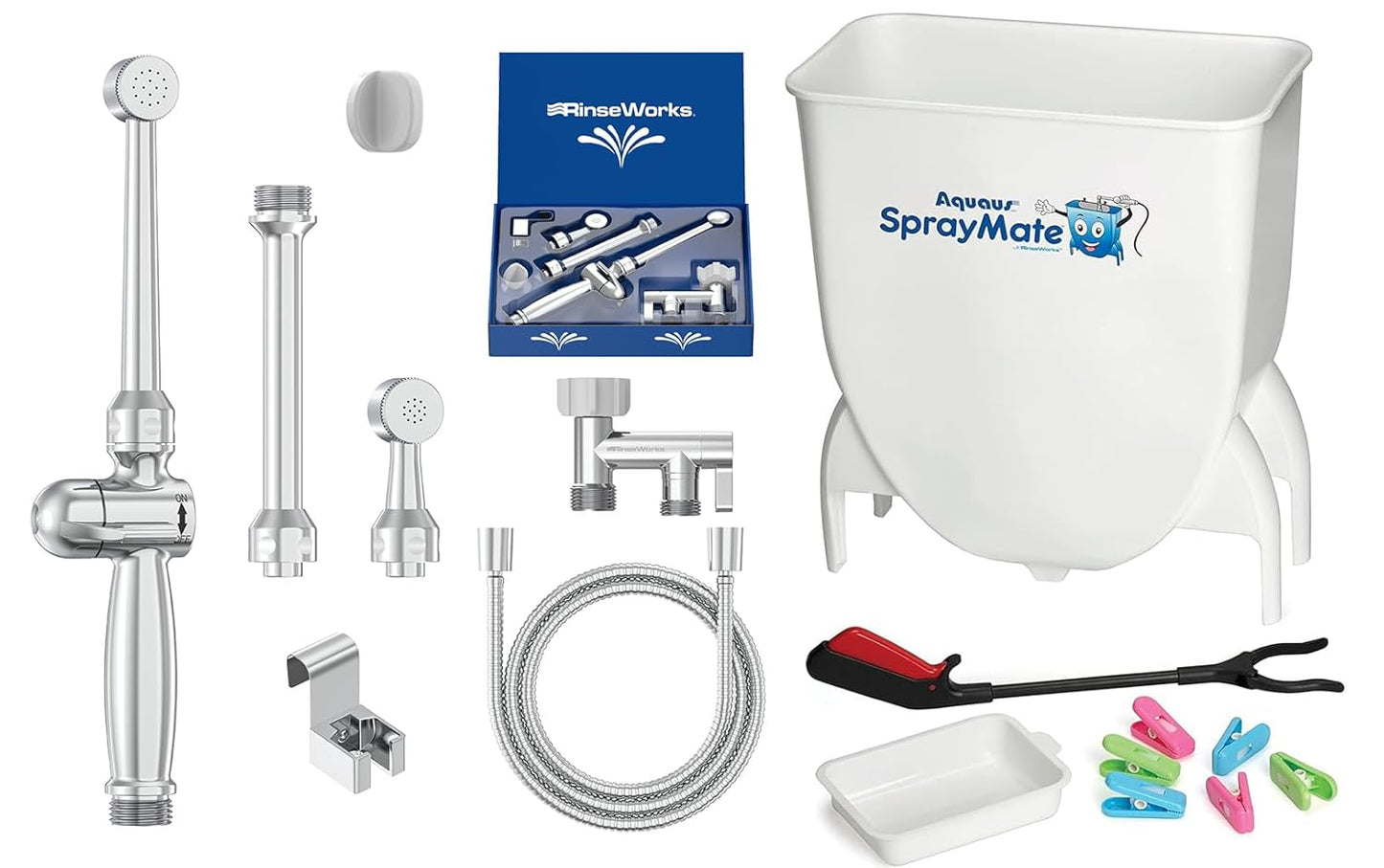 Aquaus SprayMate & 360 Diaper Sprayer Bundle for Easy Cleaning
