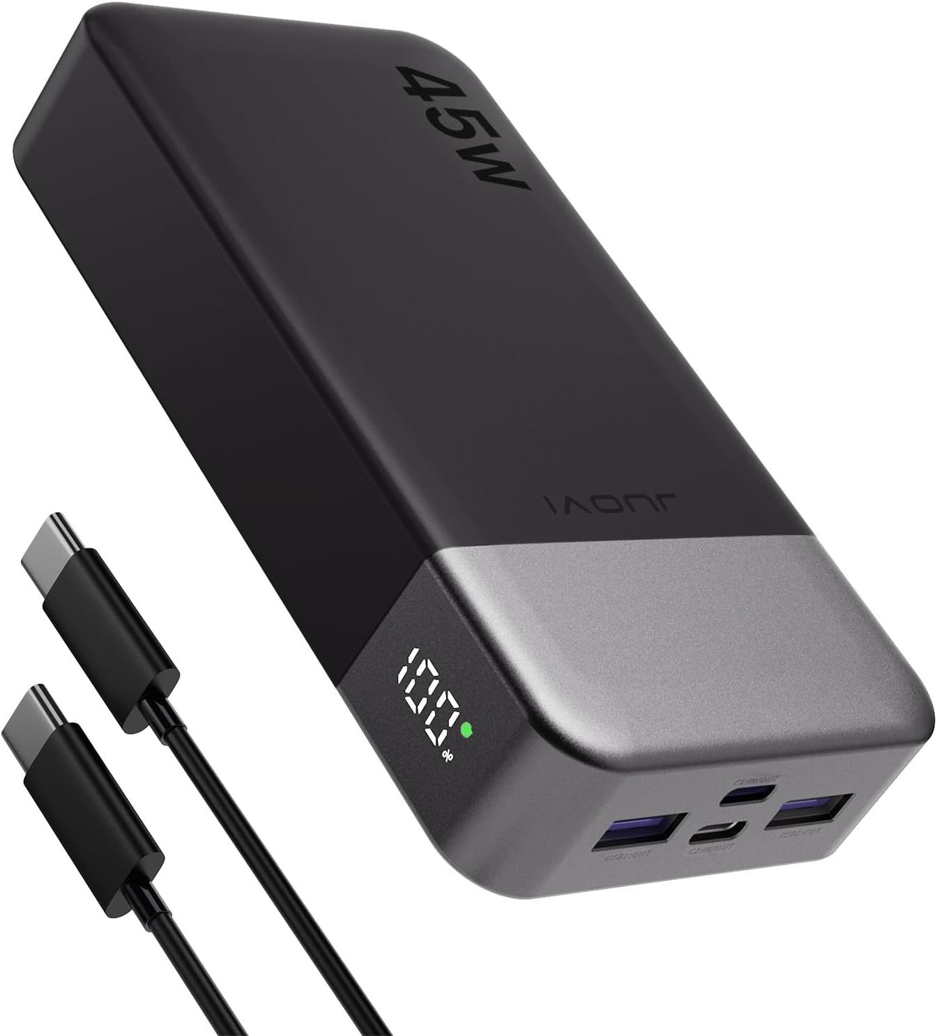 JUOVI 20000mAh Power Bank - Fast 45W PD3.0 Charging