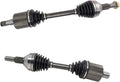 Front Driver and Passenger CV Axle Assembly Set for 2006-09 Chevy