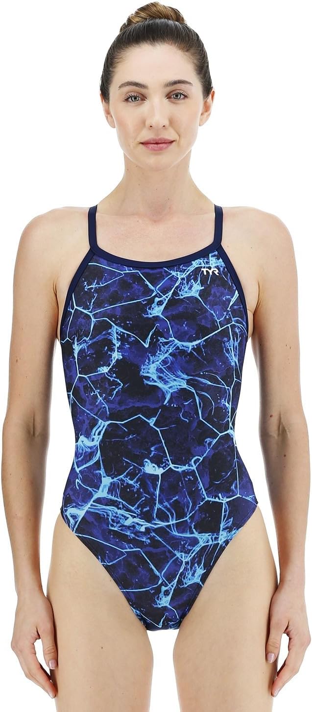 TYR Women's Durafast Elite Diamondfit Swimsuit for Athletes