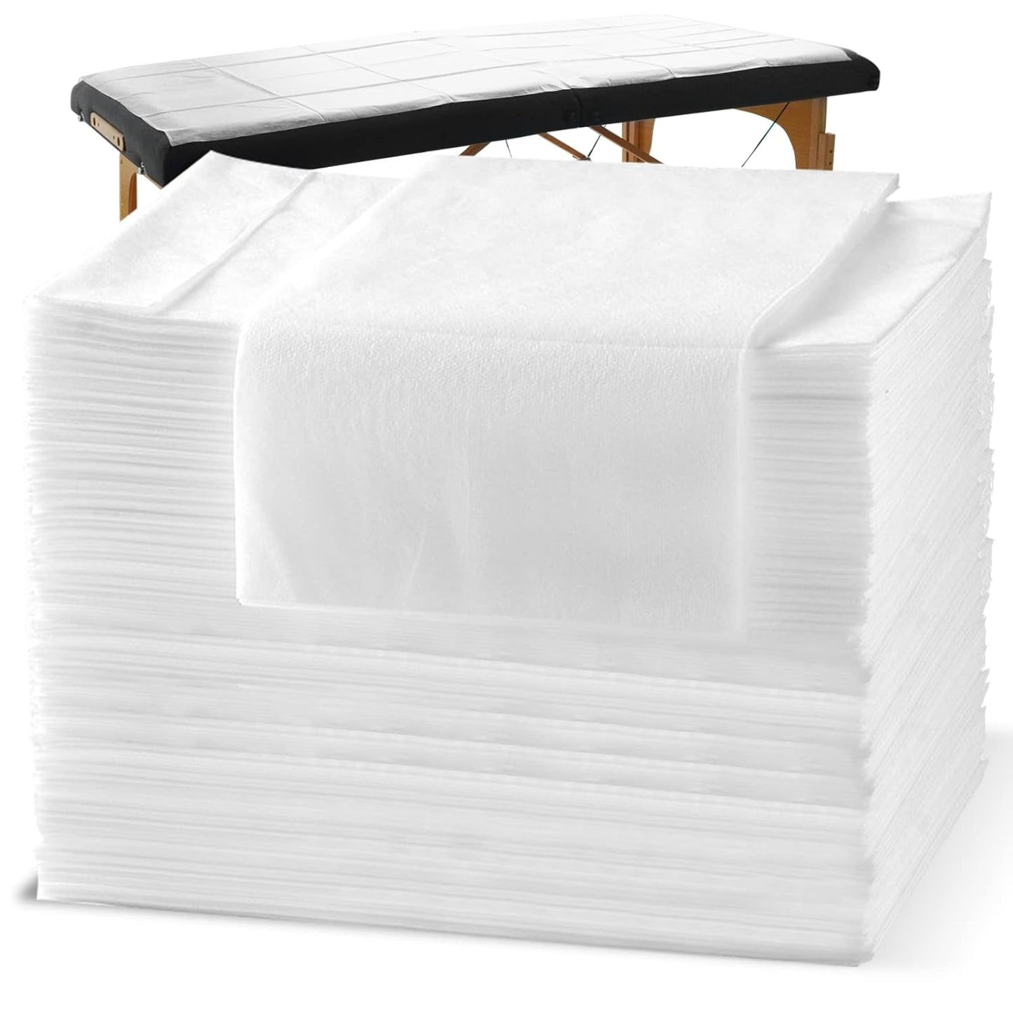 Disposable Massage Table Set for Spa and Beauty Salons - 90 Pcs