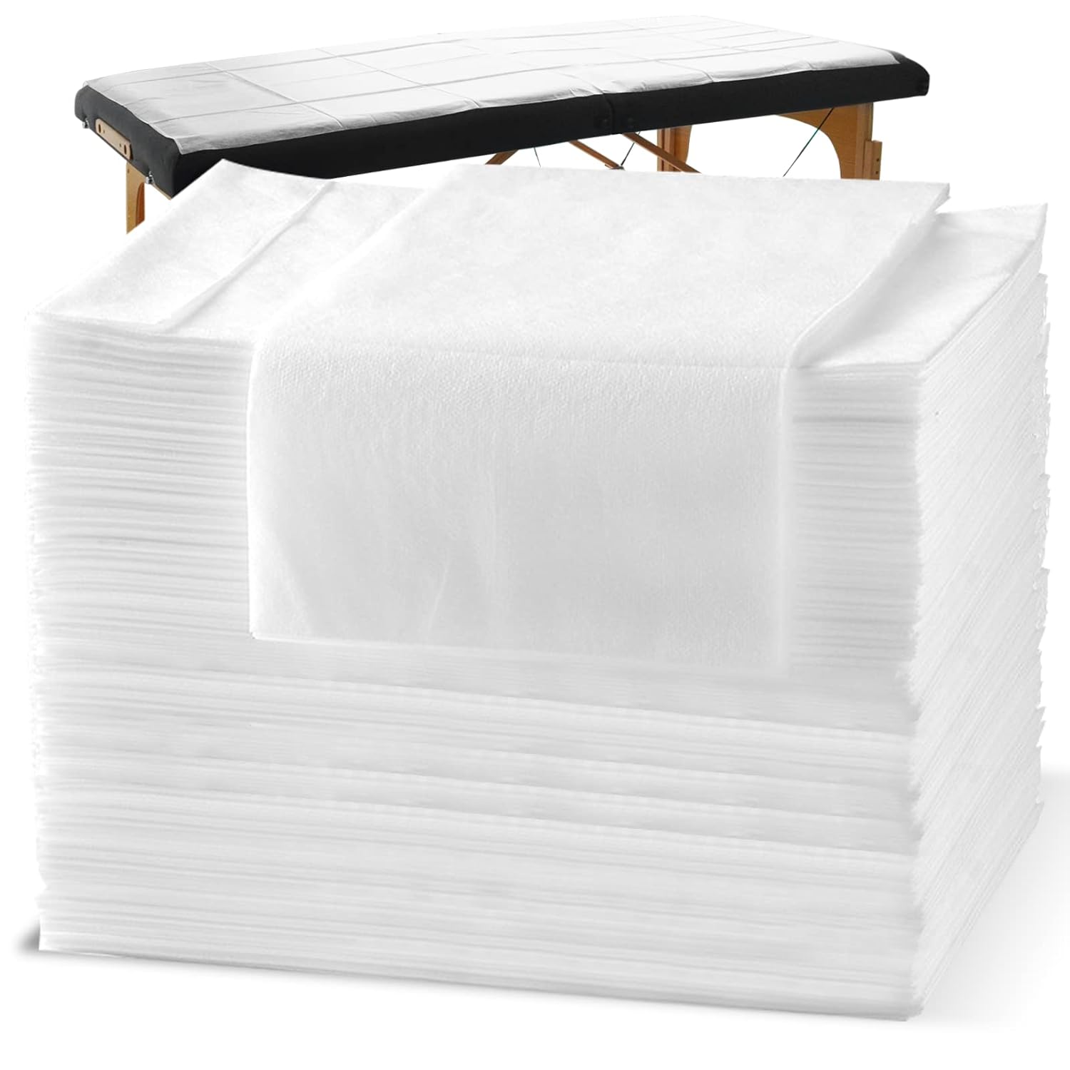 Disposable Massage Table Set for Spa and Beauty Salons - 90 Pcs