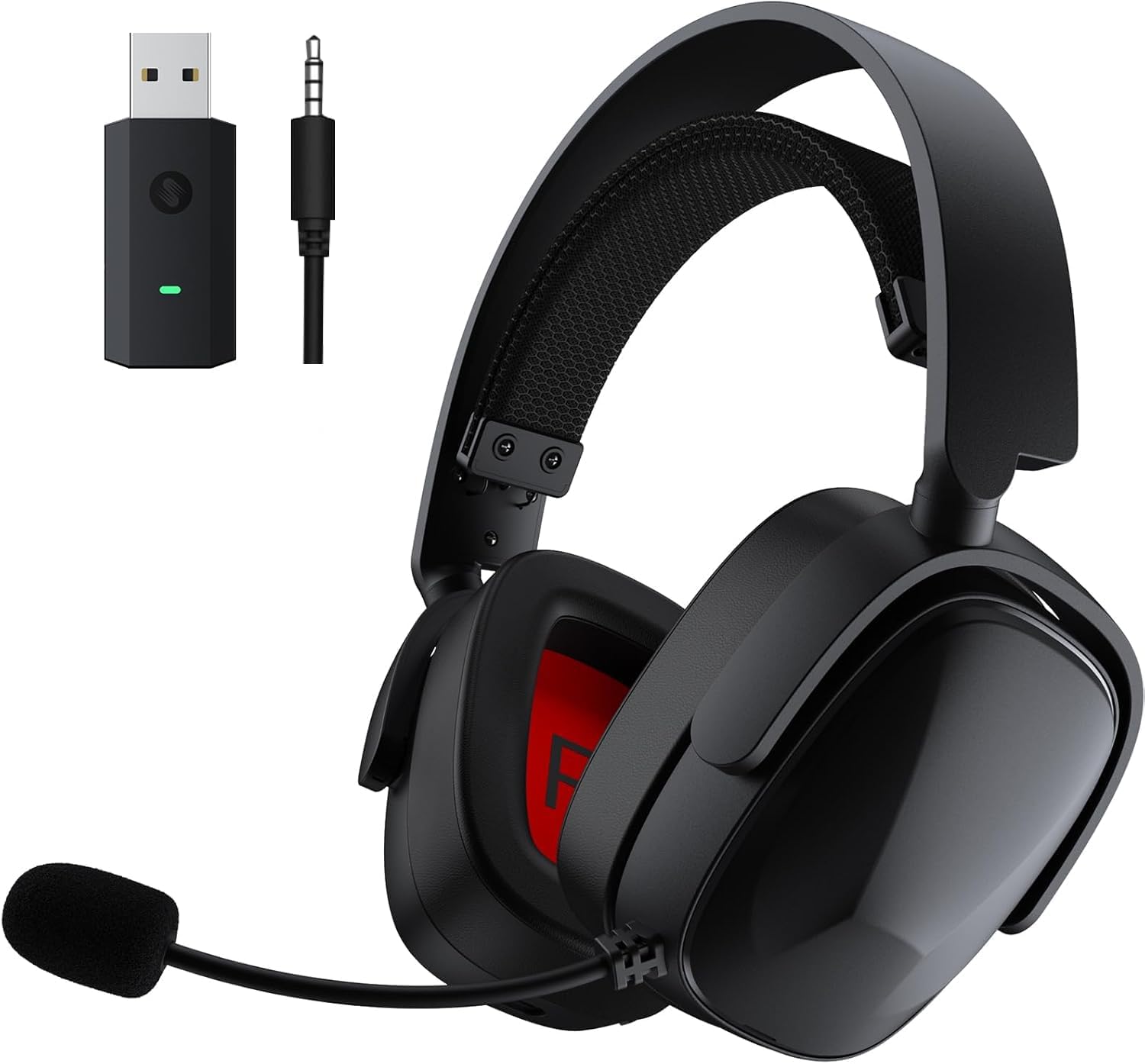 SENZER X100 Wireless Gaming Headset: 40H+ Stereo Sound