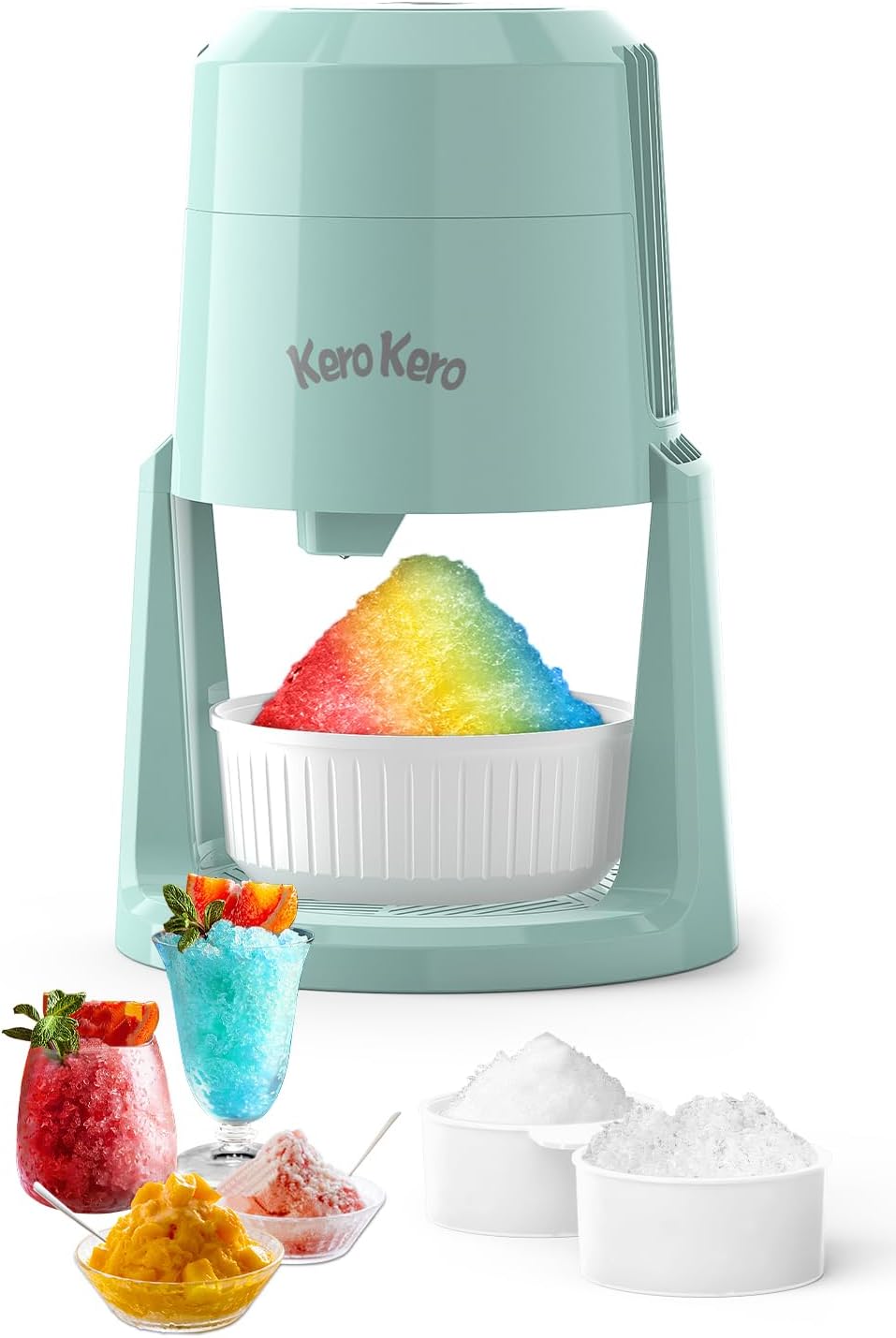Kero Kero Snow Cone Machine for Fluffy or Crunchy Treats
