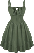 Scarlet Darkness Mini Corset Dress for Women Teens (Style YDYF)