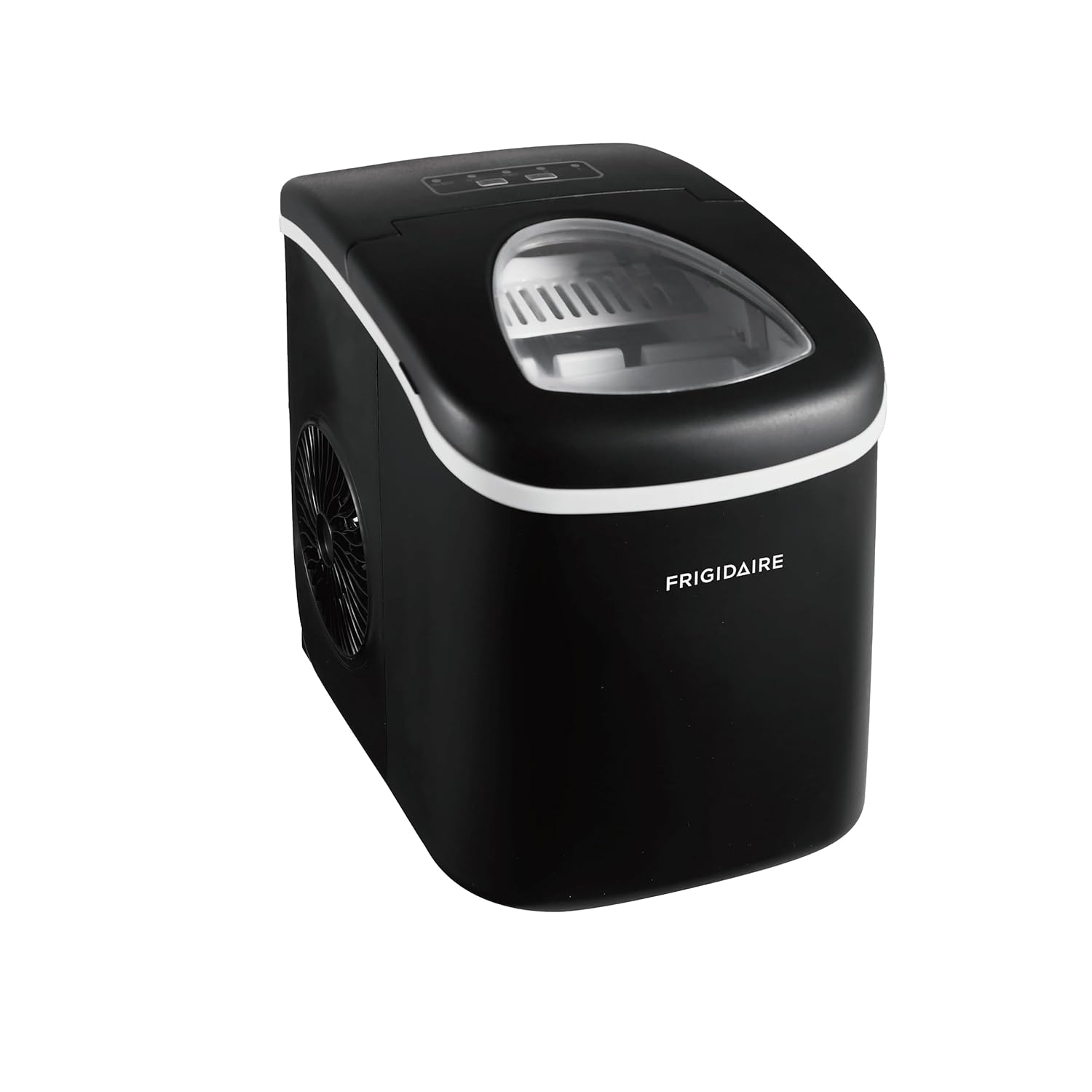 Frigidaire Compact Ice Maker: 26lb Daily Production, Black