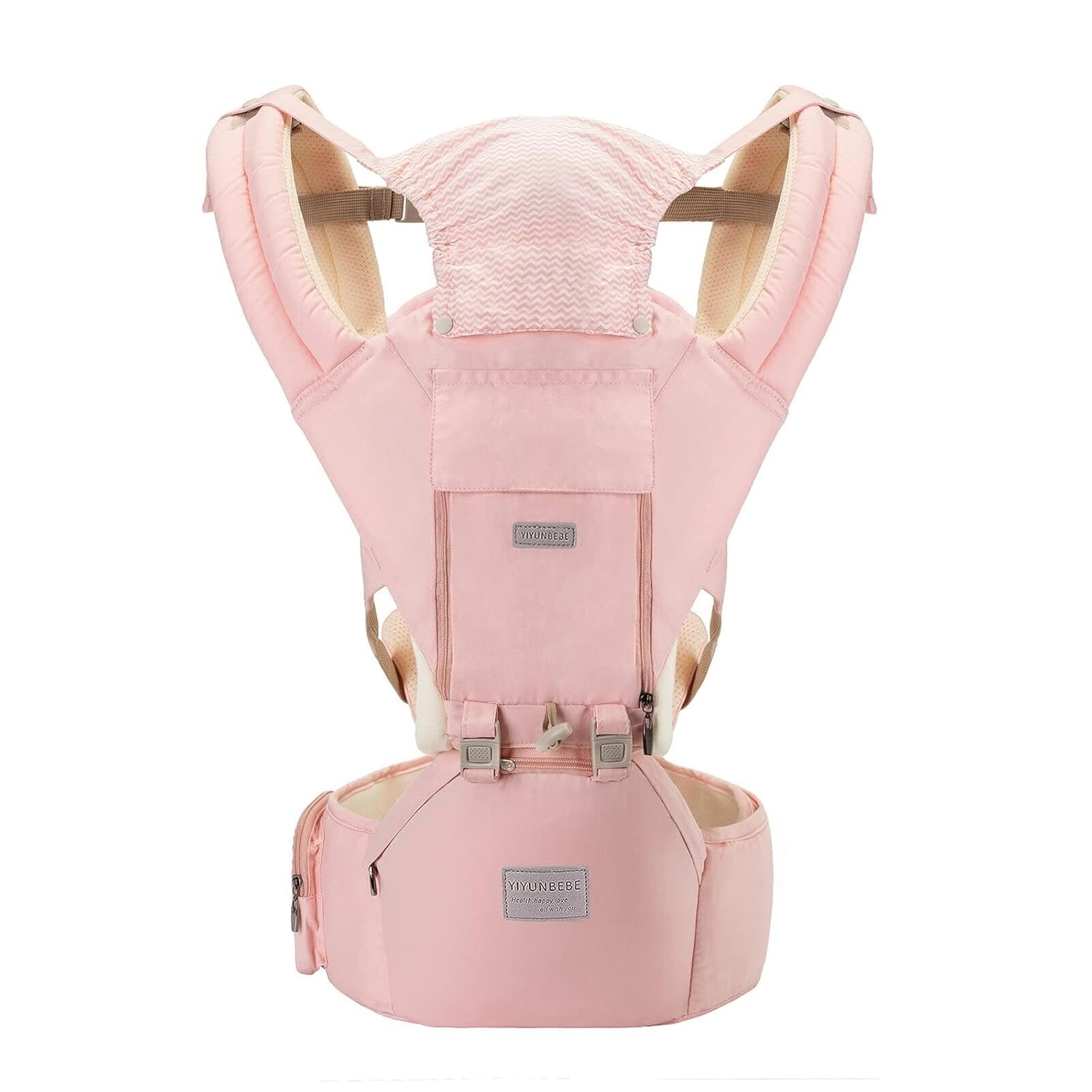 6-in-1 Baby Carrier with Hip Seat for Newborn to Toddler Use