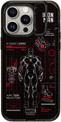 CASETiFY Impact Ring Stand iPhone 15 Pro Max Case - Iron Man Blue