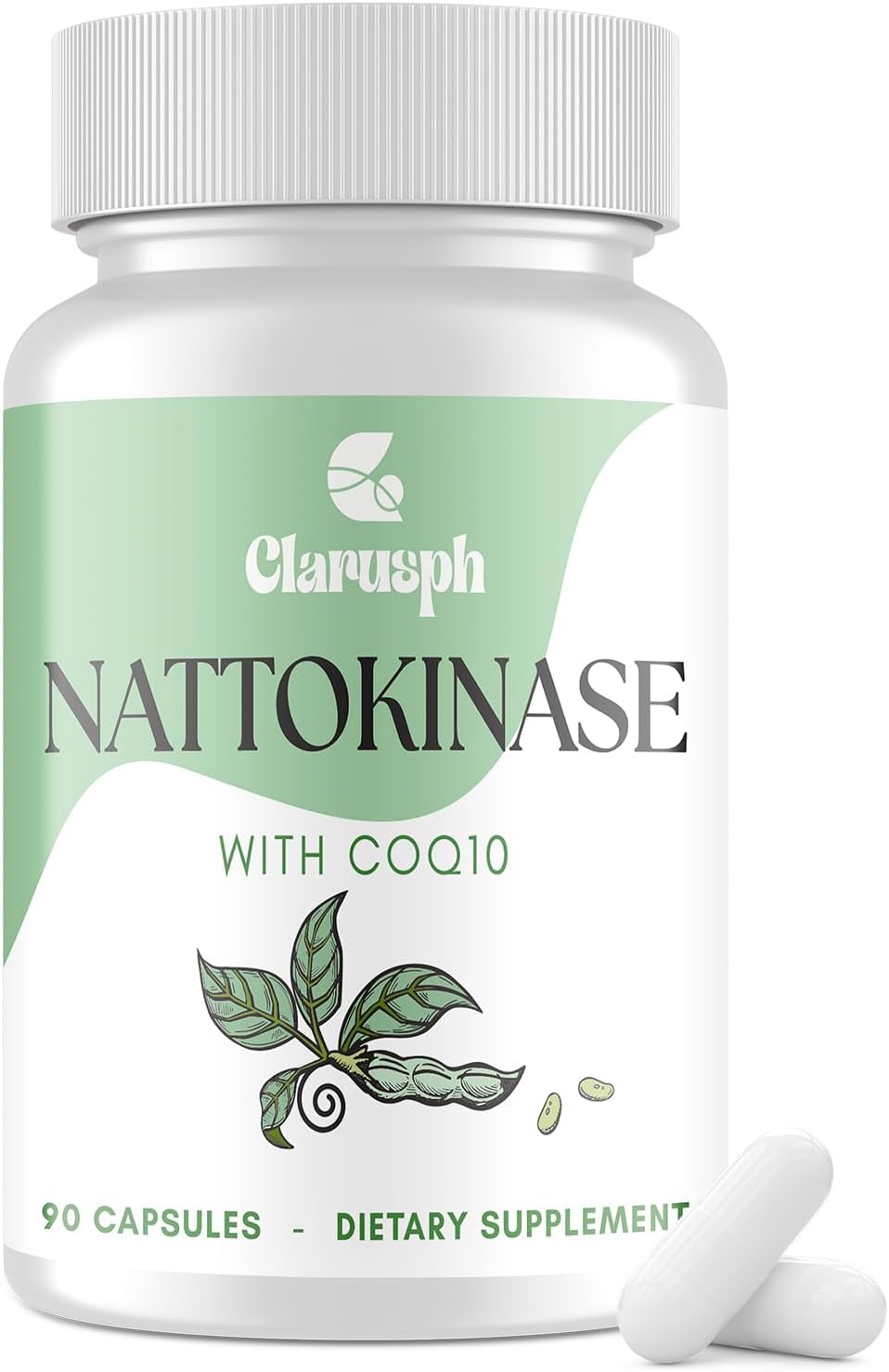 Nattokinase 8000 FU with CoQ10 for Enhanced Circulation