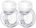 Wearable Breast Pump Hands Free Electric Pump - 12 Levels, 2 Pack