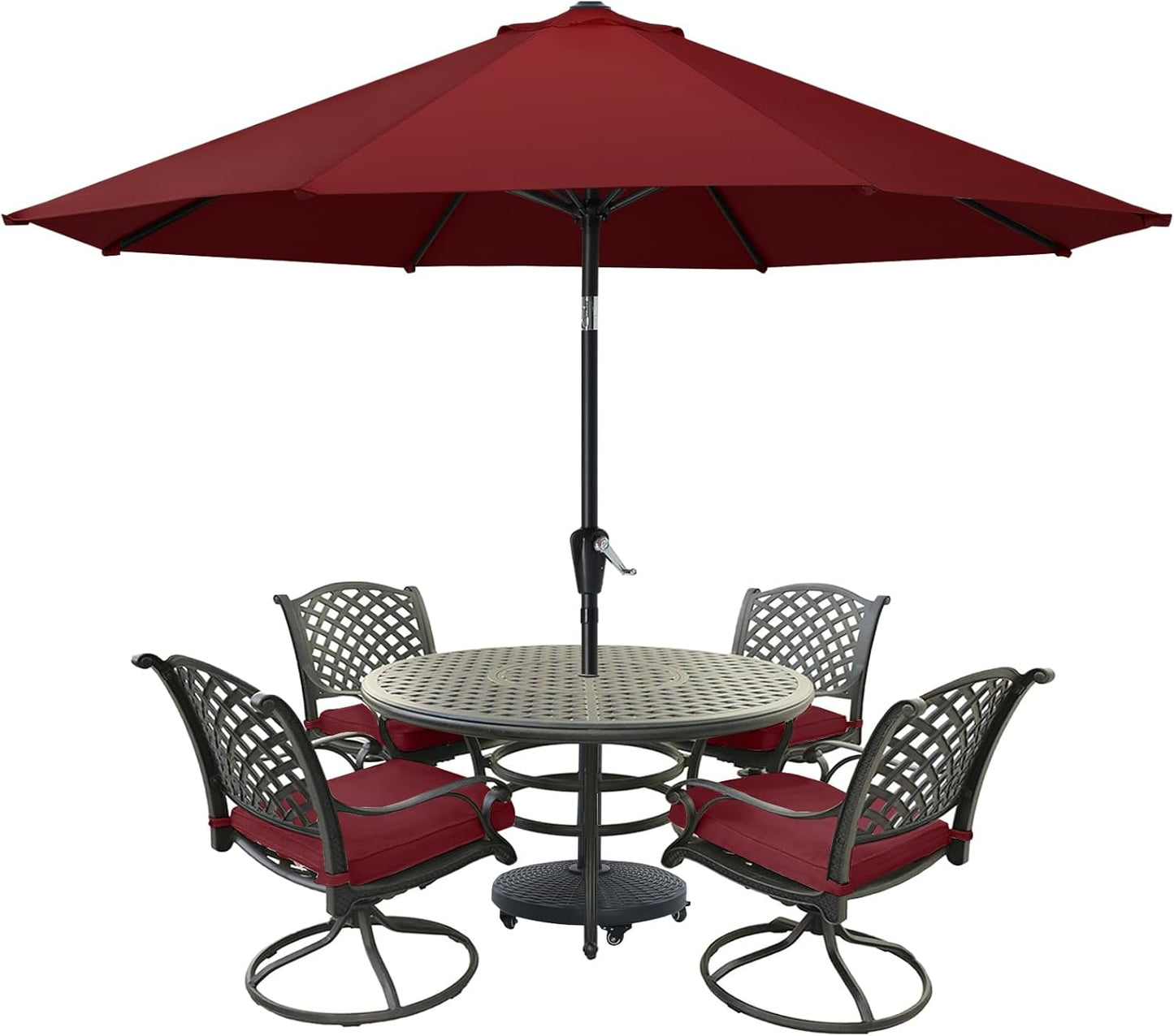 MASTERCANOPY 9ft Patio Umbrella for Outdoor Market Table