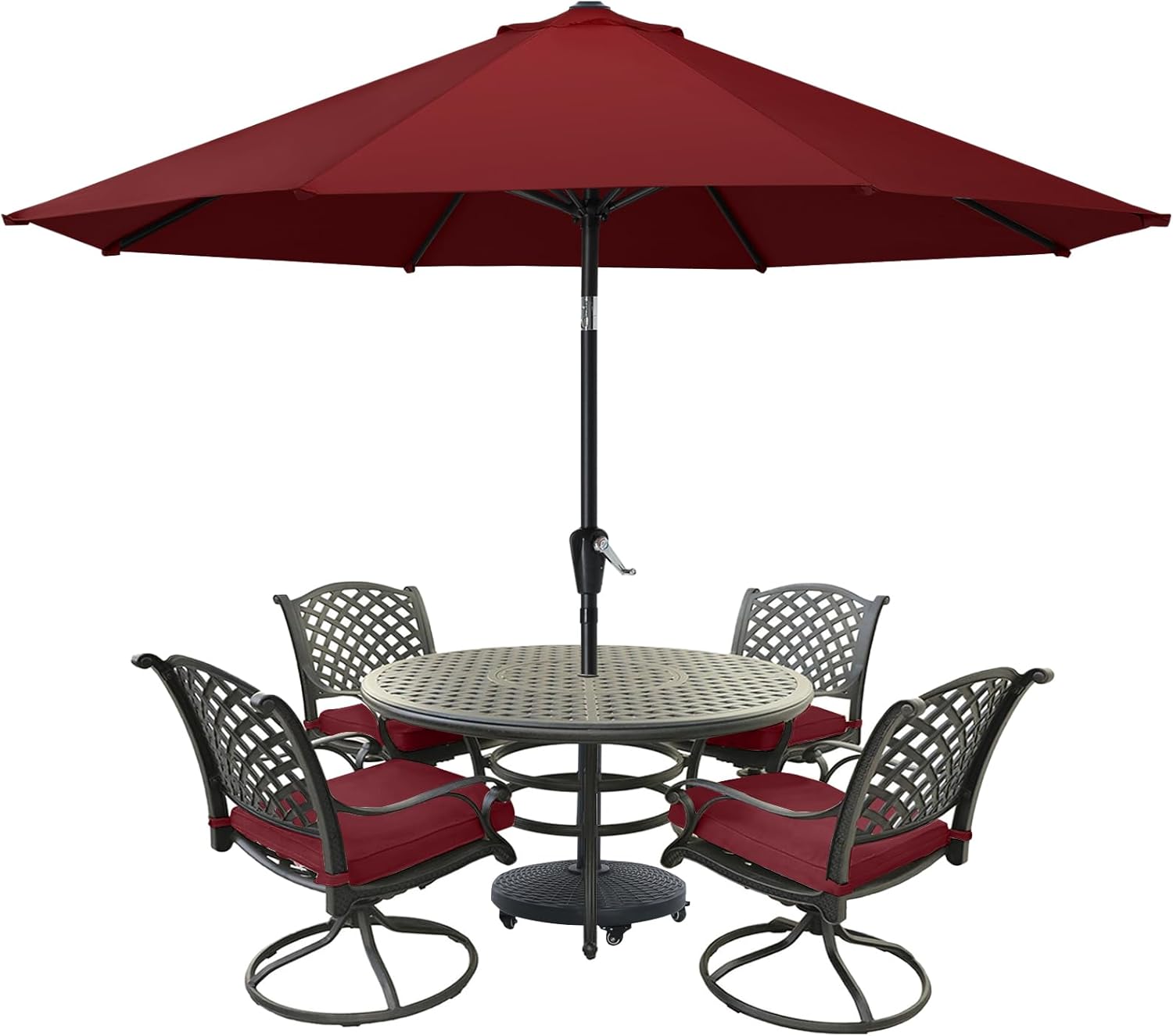 MASTERCANOPY 9ft Patio Umbrella for Outdoor Market Table