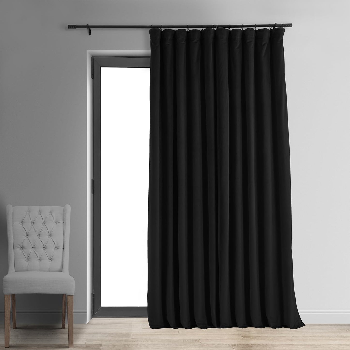 HPD Half Price Drapes Velvet Thermal Blackout Curtains 120 in
