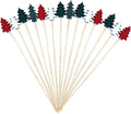 Christmas Tree Cocktail Toothpicks - Festive Appetizer Skewers
