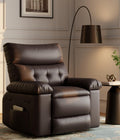 27 in Oversized Recliner Chair with Heat and Massage - Swivel Rocker