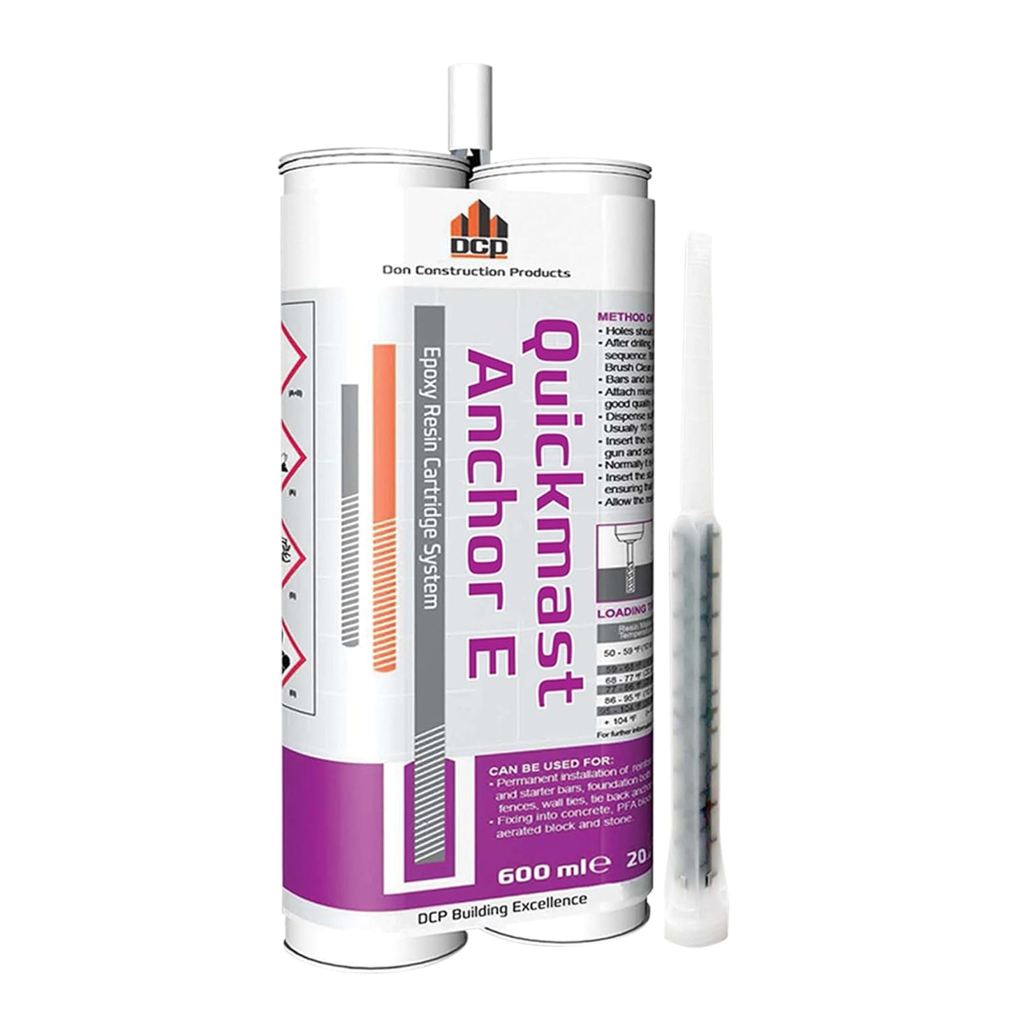 DCP Quickmast Anchor E Concrete Anchoring Epoxy for Strong Bonding