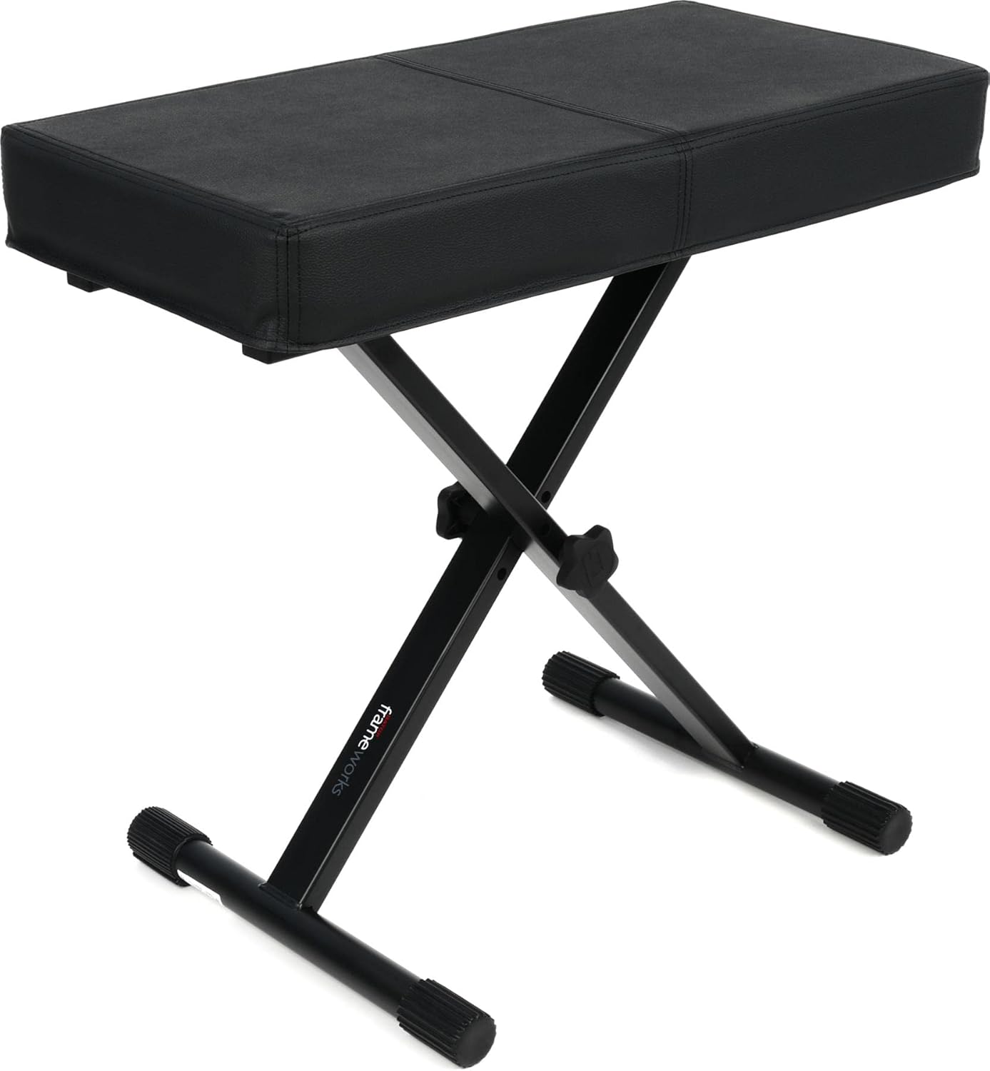 Gator Frameworks Adjustable X-Frame Keyboard Bench for Comfort