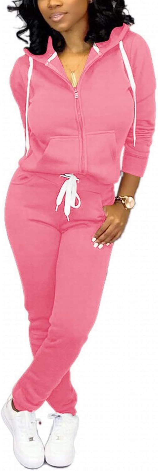 CLOCOR Track Suits for Women - Casual 2 Piece Outfits Set