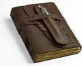 Leather Journal Notebook for Men & Women - Vintage Travel Diary