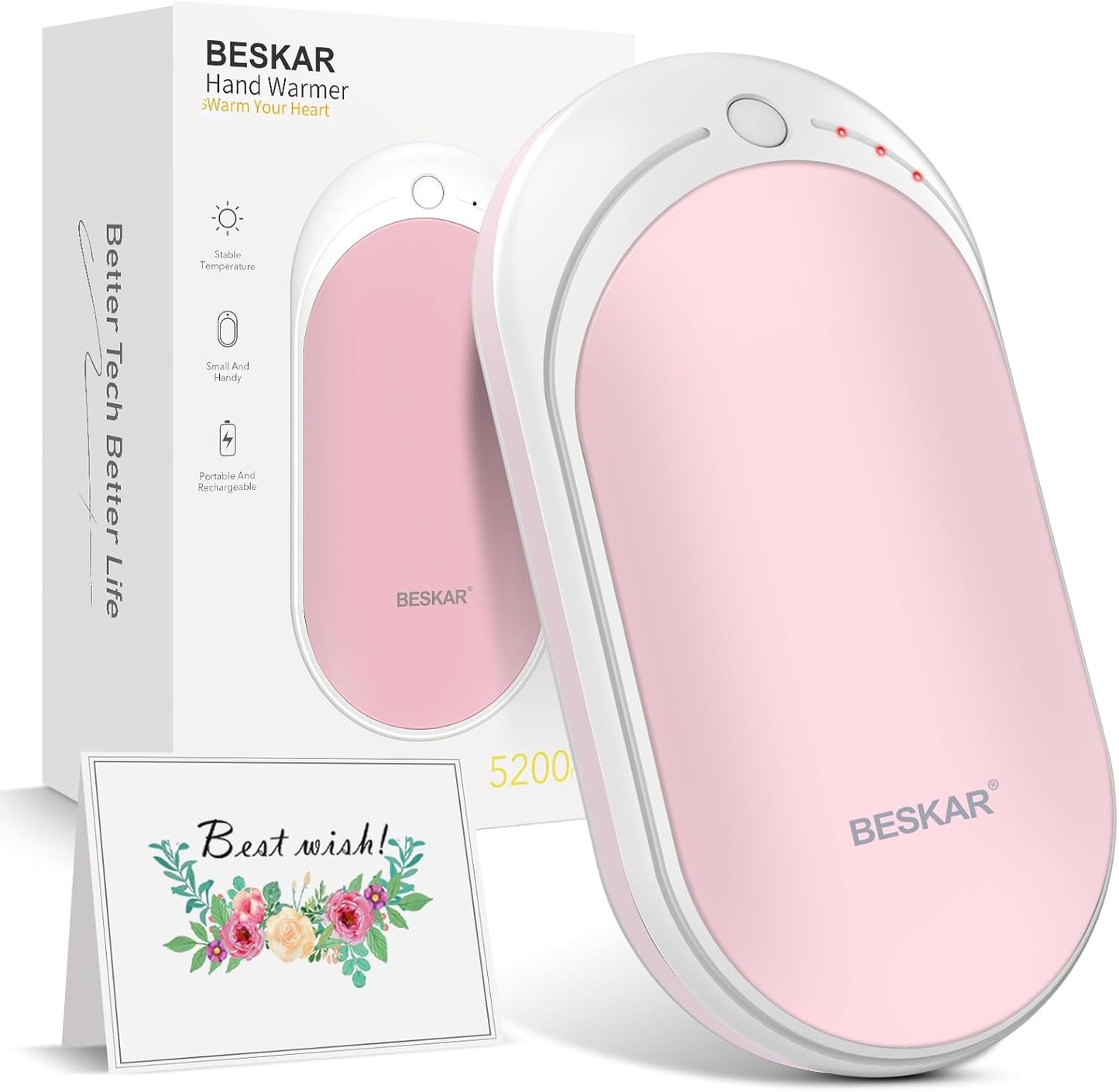 Rechargeable Hand Warmer for Outdoor Activities and Golf
