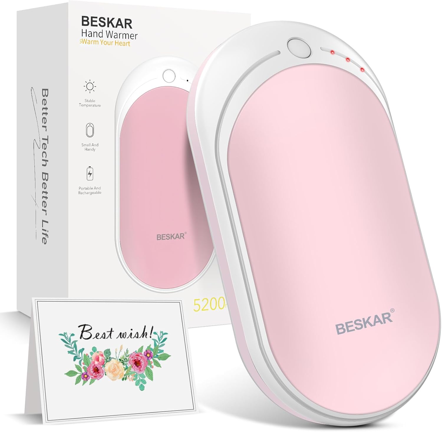 Rechargeable Hand Warmer for Outdoor Activities and Golf