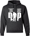 Dad Hoodie for Men - Wild Bobby Father's Day Graphic Sweatshirt