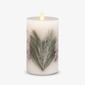 Luminara Red Berry Flameless LED Pillar Candle - Realistic Moving