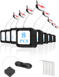 8Pack Remote Control Tether 6.5 ft Remote Leash - Keeps Remotes Handy