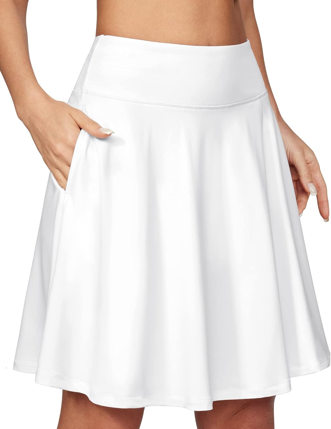 IUGA 20in Knee Length Skorts for Women with Pockets and Style