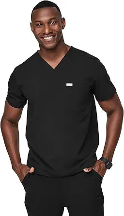 FIGS Leon Scrub Top for Men - Tailored Fit and 4-Way Stretch