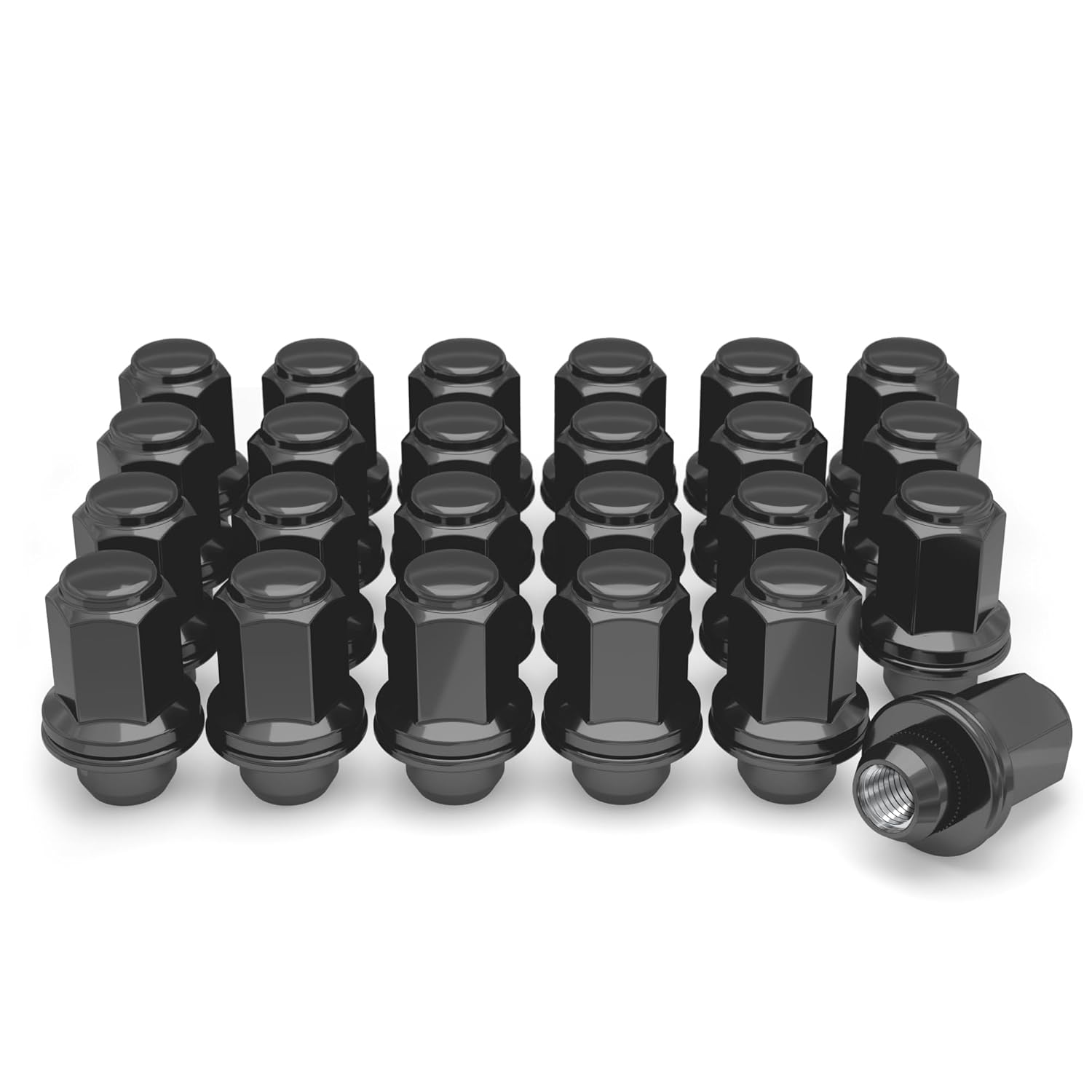 White Knight M12 x 1.50 Long Mag Lug Nut for Toyota and Lexus