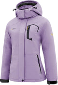 GEMYSE Women's Ski Snow Jacket - Warm Waterproof Winter Coat