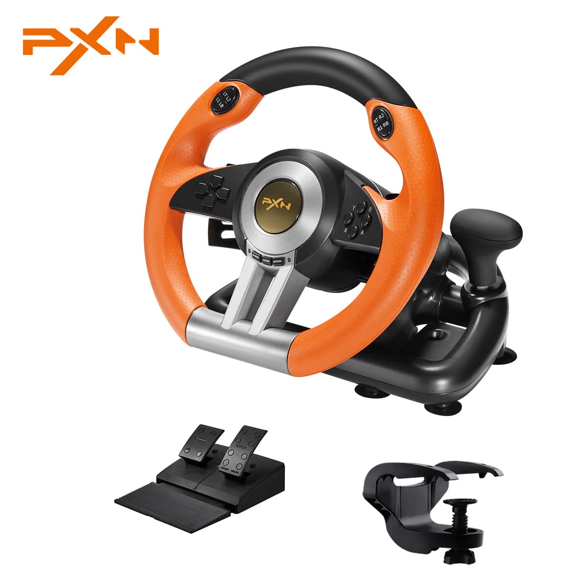 PXN Xbox Steering Wheel V3II 180 for PC and Console Gaming