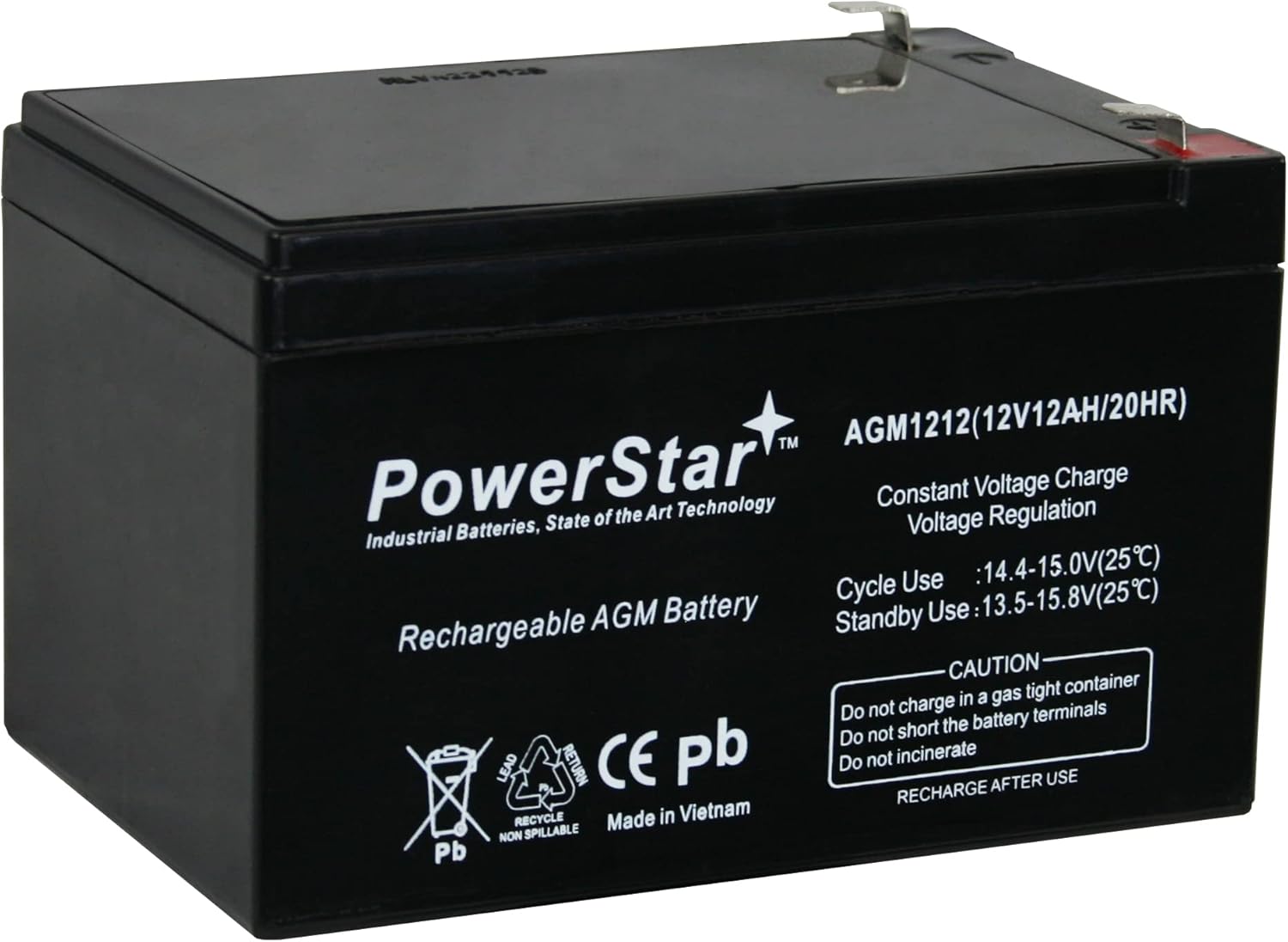 PowerStar UPS Replacement Battery Pack for APC BE750BB - Leakproof
