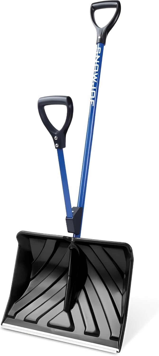 Snow Joe Snow Shovel with 18-Inch Blade for Easy Ice Removal