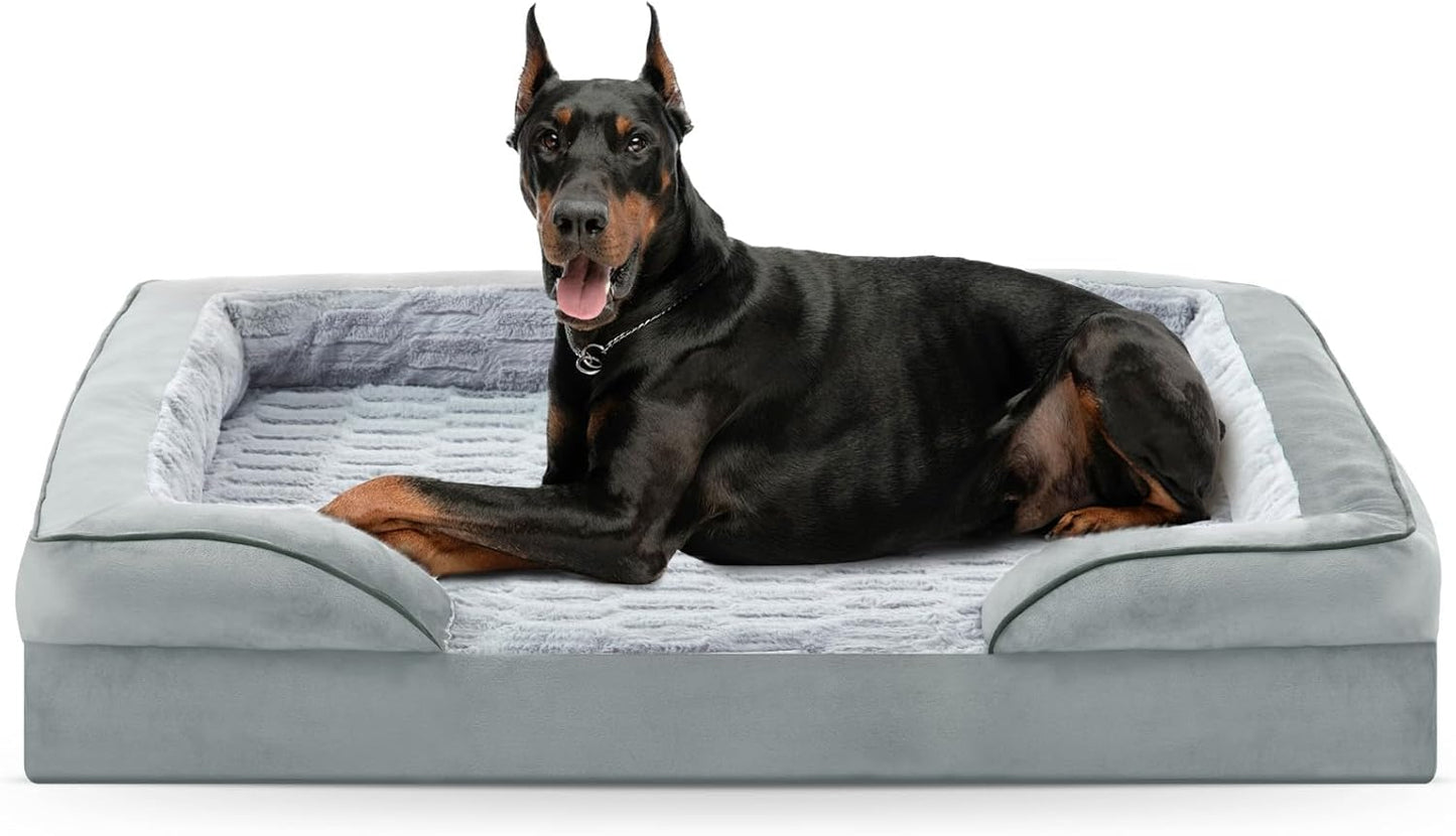 Orthopedic Dog Bed for Large Dogs - Waterproof & Washable