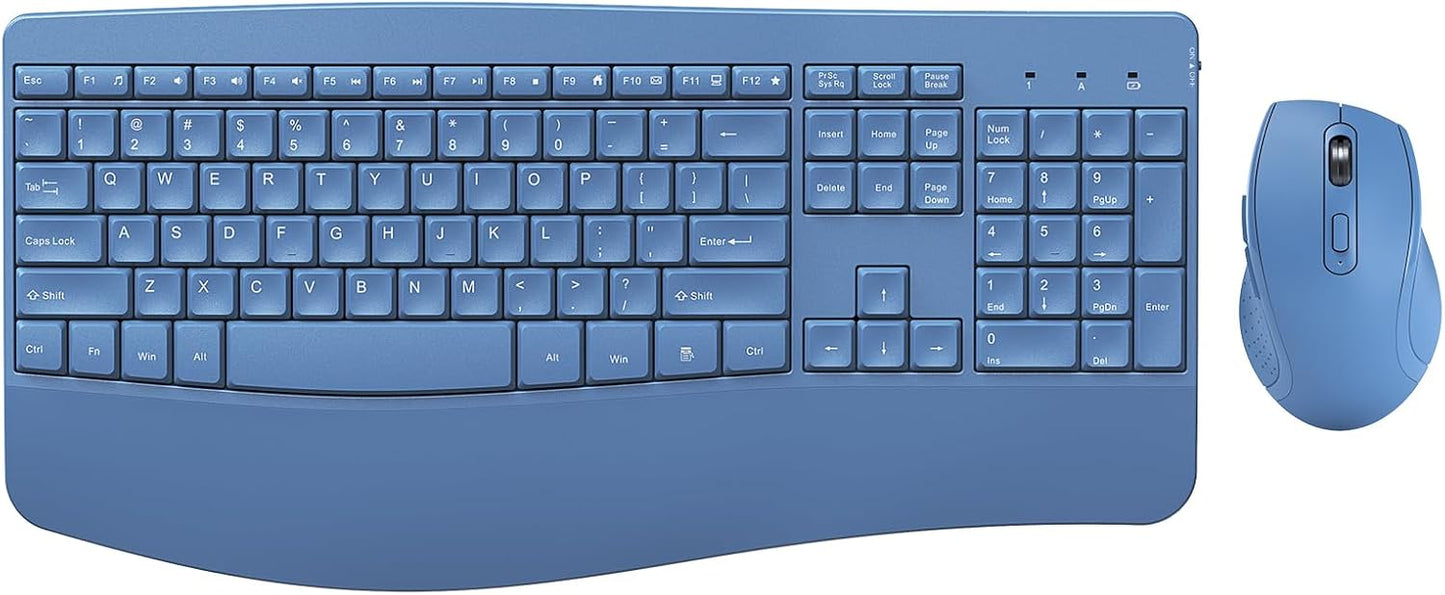 PEIOUS Ergo Wireless Keyboard & Mouse - Comfort Combo