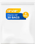 Heavy-Duty 13 x 18 Zip Seal Lock Bags for All Your Needs