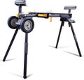 Deluxe Heavy Duty Rolling Miter Saw Stand - Portable 330 lb Capacity