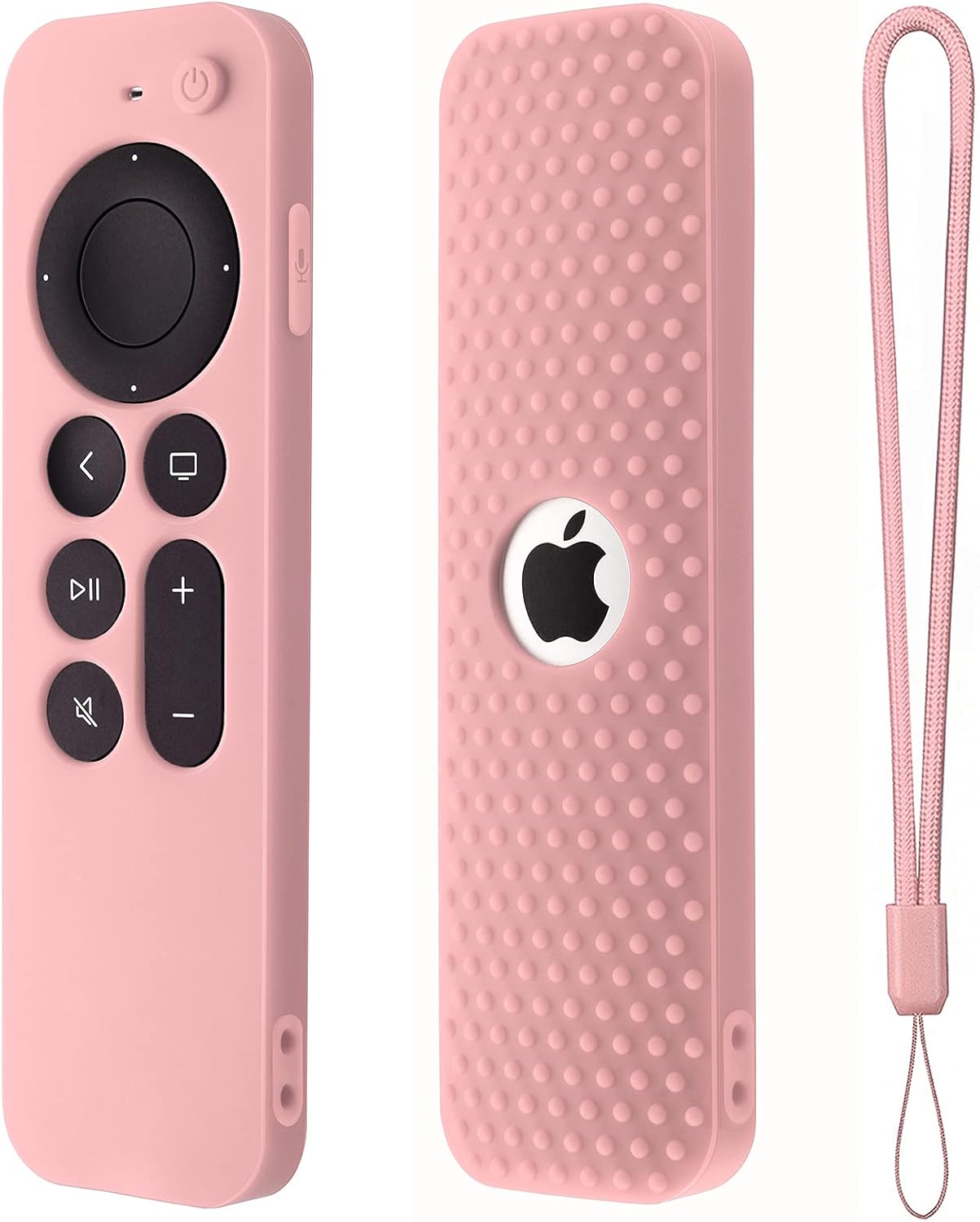Hi Color Pink Silicone Cover for Apple TV 4K Siri Remote 2021